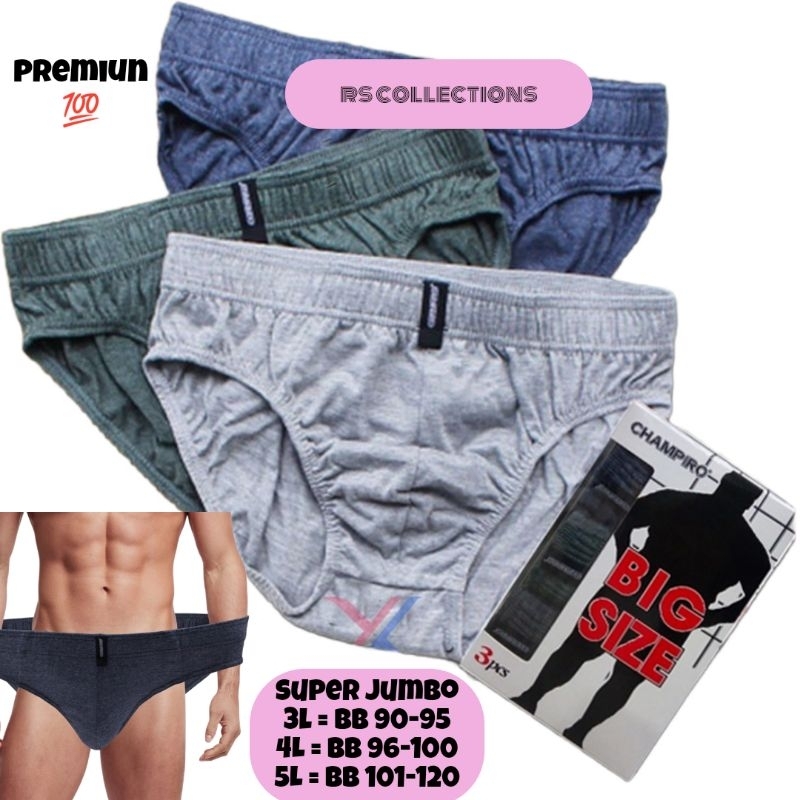 CD Celana Dalam Cowok Pria Dewasa Jumbo Big Size Premium