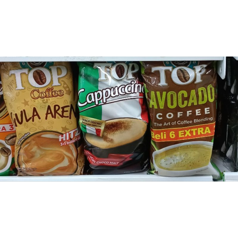 

Top Coffee 6+3 sachet x 22gr kopi bubuk instant instan