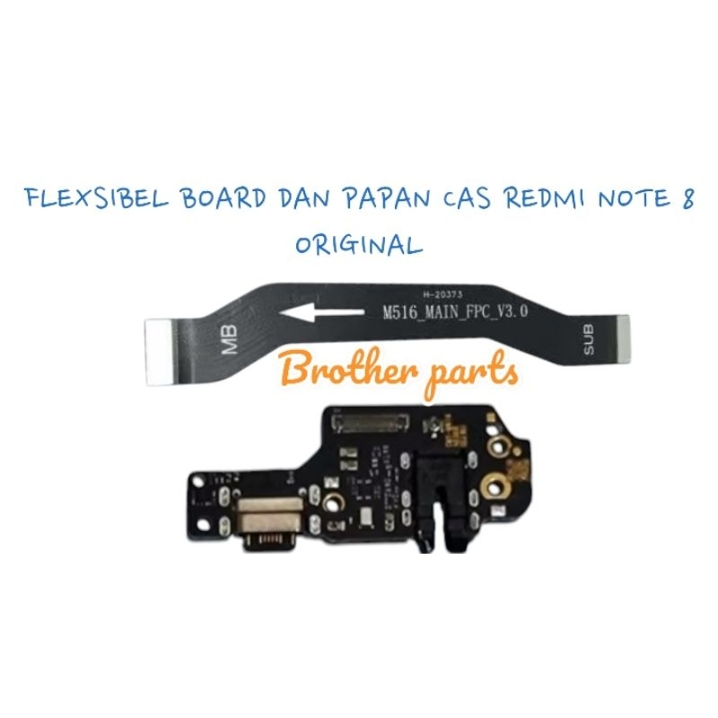 PAPAN CAS SET REDMI NOTE 8 ORIGINAL PLUS IC