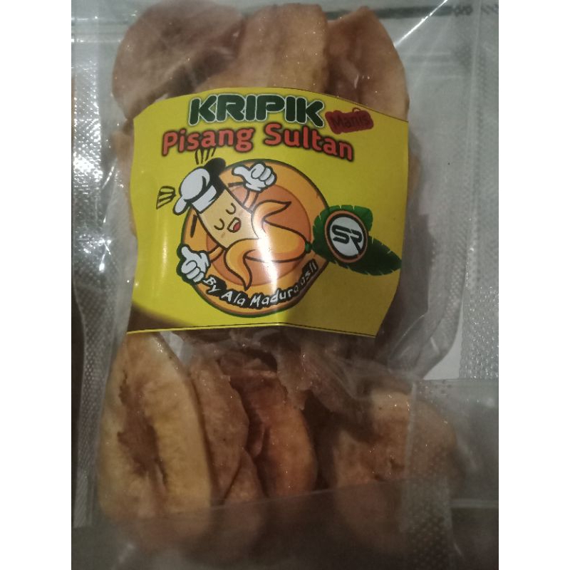 

KERIPIK PISANG SULTAN RASA MANIS GURIH ASLI MADURA