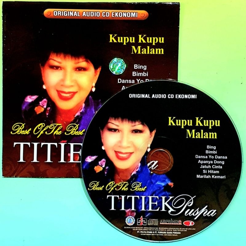KASET CD LAGU TITIEK PUSPA-KASET ORIGINAL CD COMPACT DISC LAGU TITIK PUSPA-KASET CD COMPACK DISC ORI