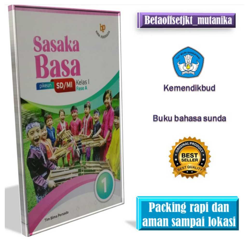 Buku bahasa sunda kelas 1 sd sasaka basa kurikulum merdeka