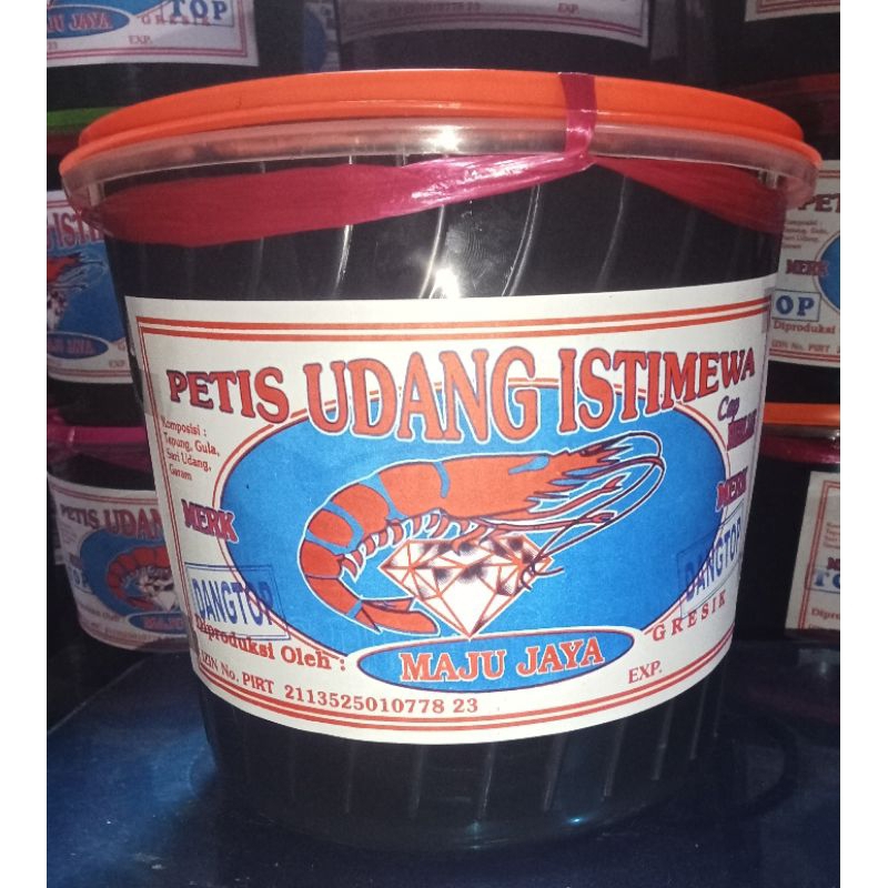 

petis udang top asli Gresik kemasan 6kg