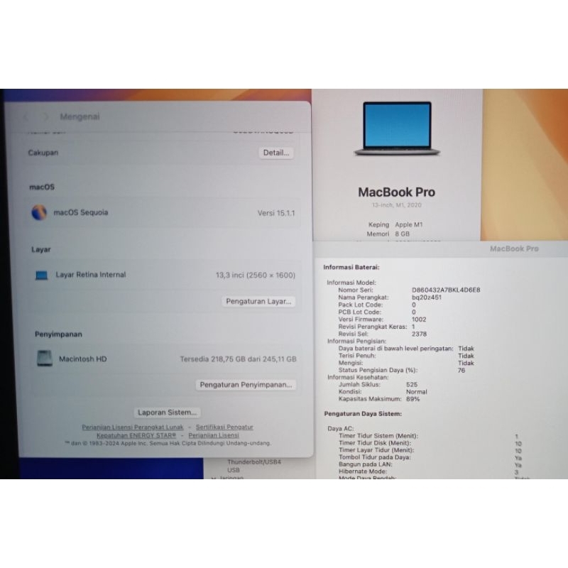 macbook pro m1 2020 i5 8 256gb