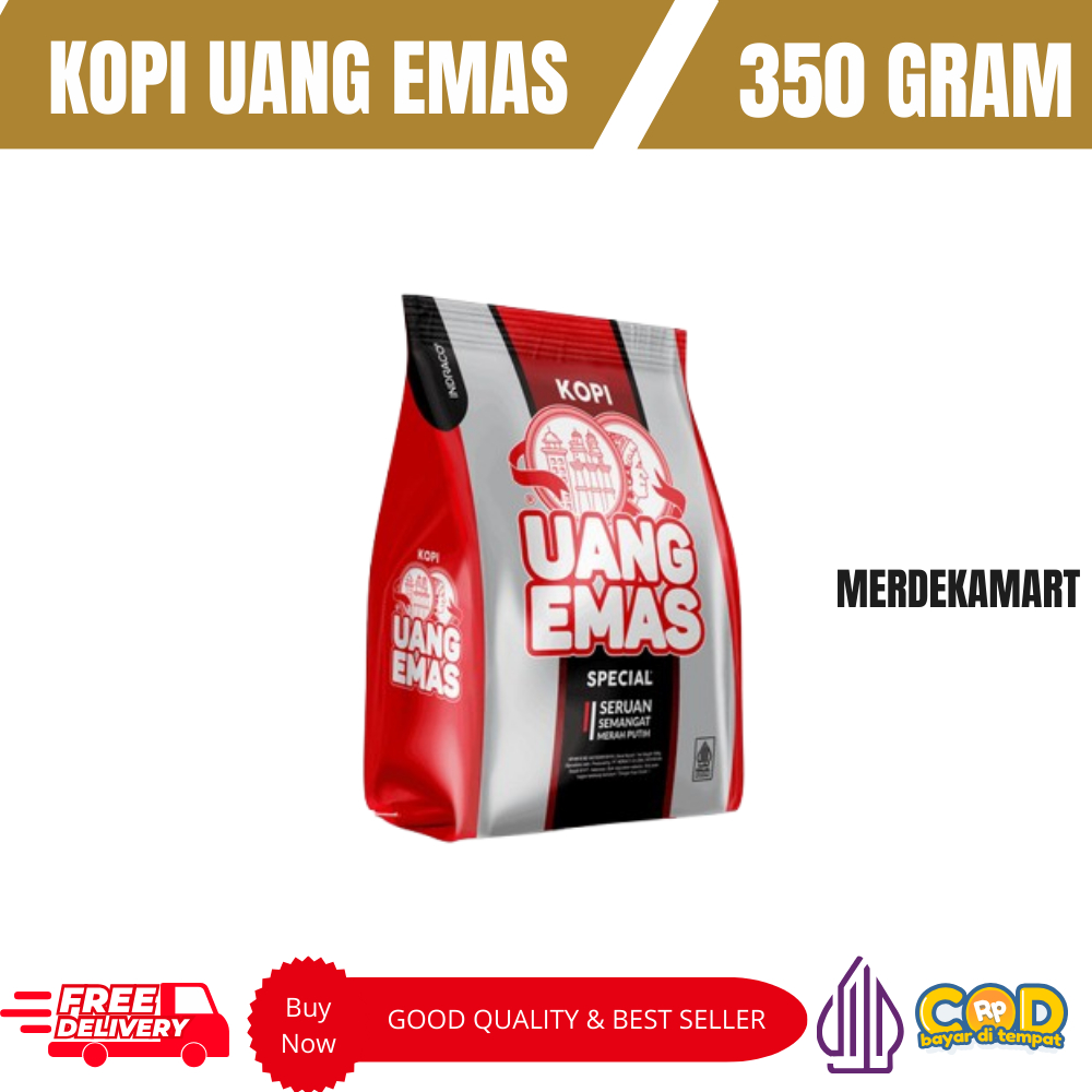 

Kopi Bubuk Uang Mas Spesial Kopi Hitam 350 Gram Coffee Susu Gula