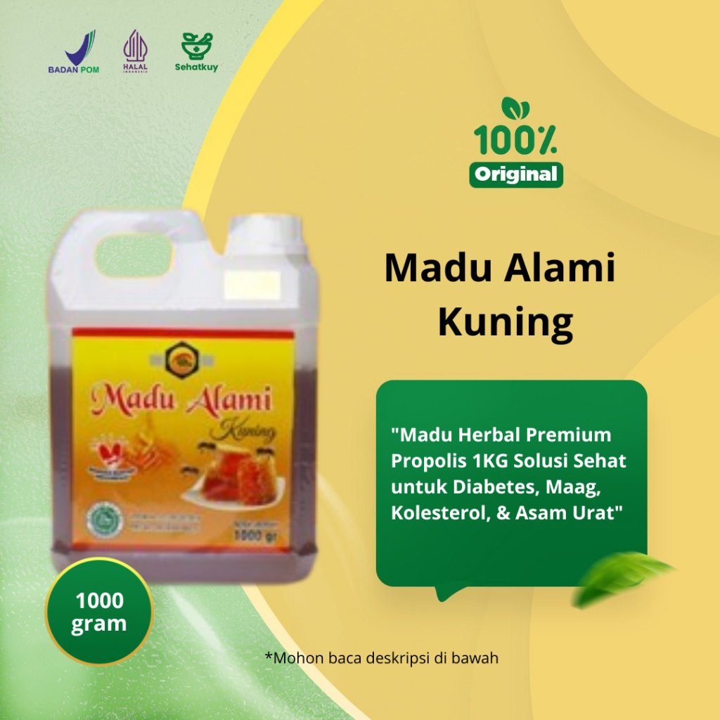 

AMK Madu Kuning Alami 1kg