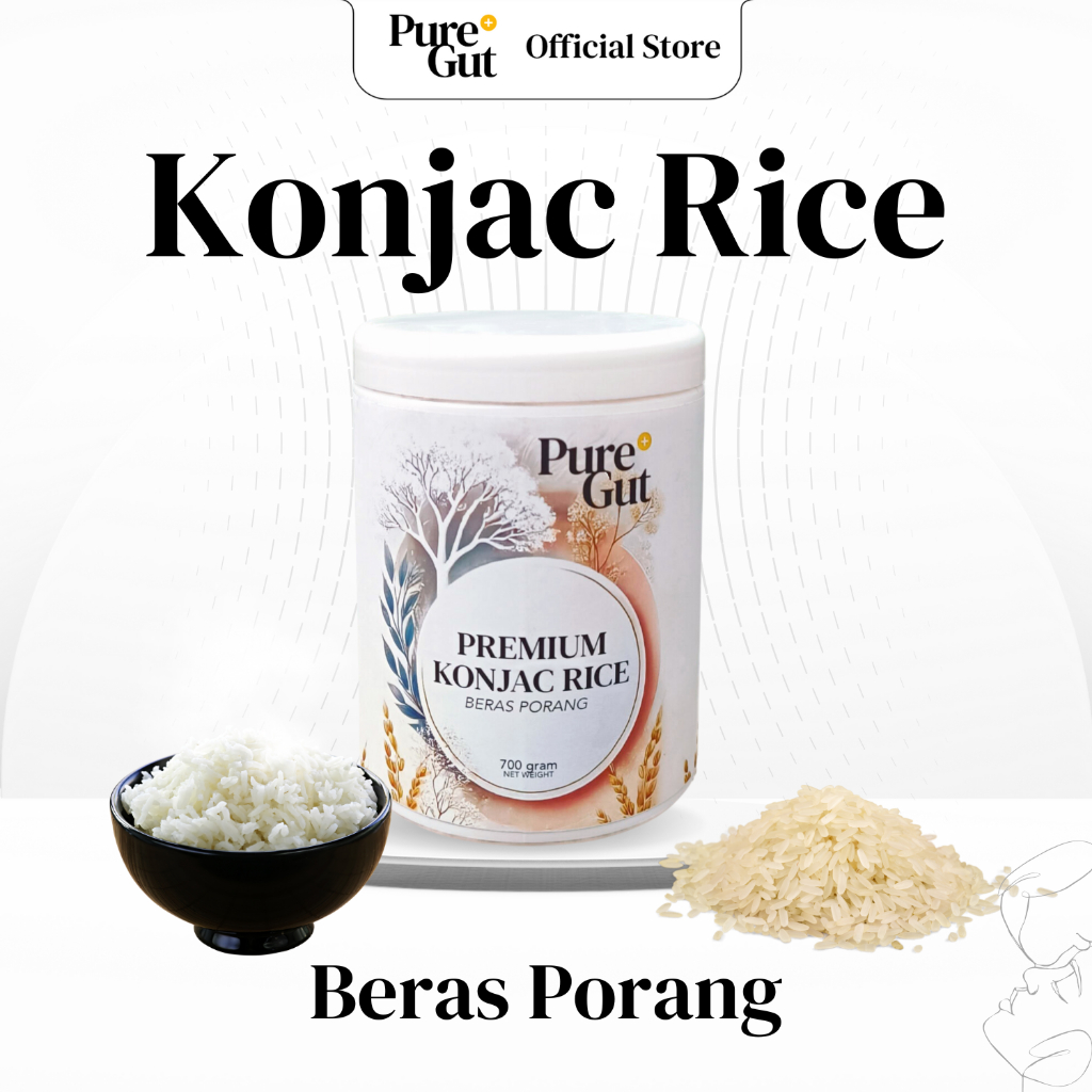 

PureGut Premium Konjac Rice Beras Porang