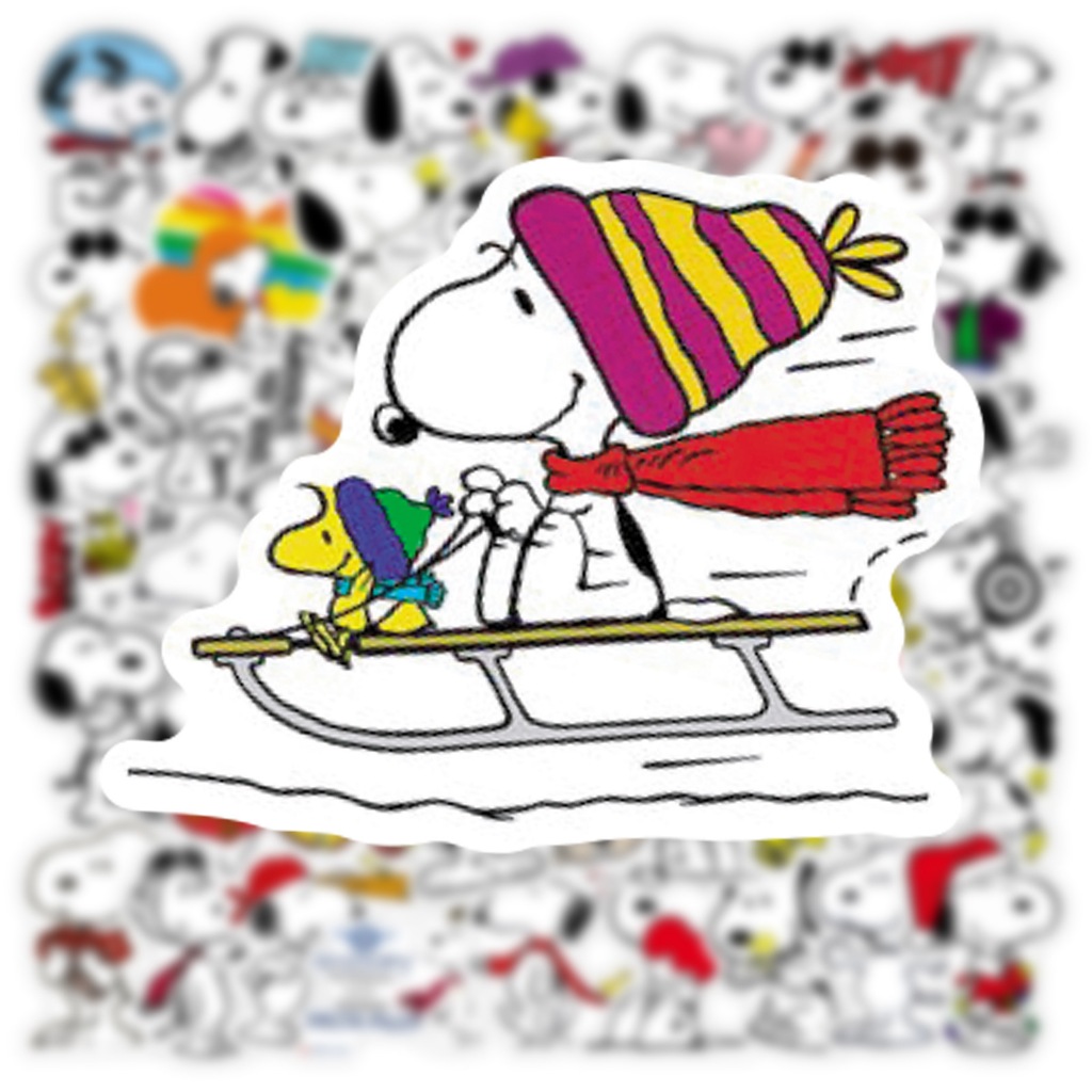 

STIKER VINIL ISI 50 PCS SNOOPY PEANUT ANTI AIR AESTHETIC LOVERSTUFF