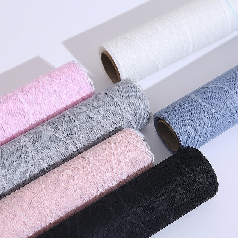 

MS1 MESH [50 x 450 CM] Flower Mesh Motif Ranting / Jaring buket / Polynet FW-FA