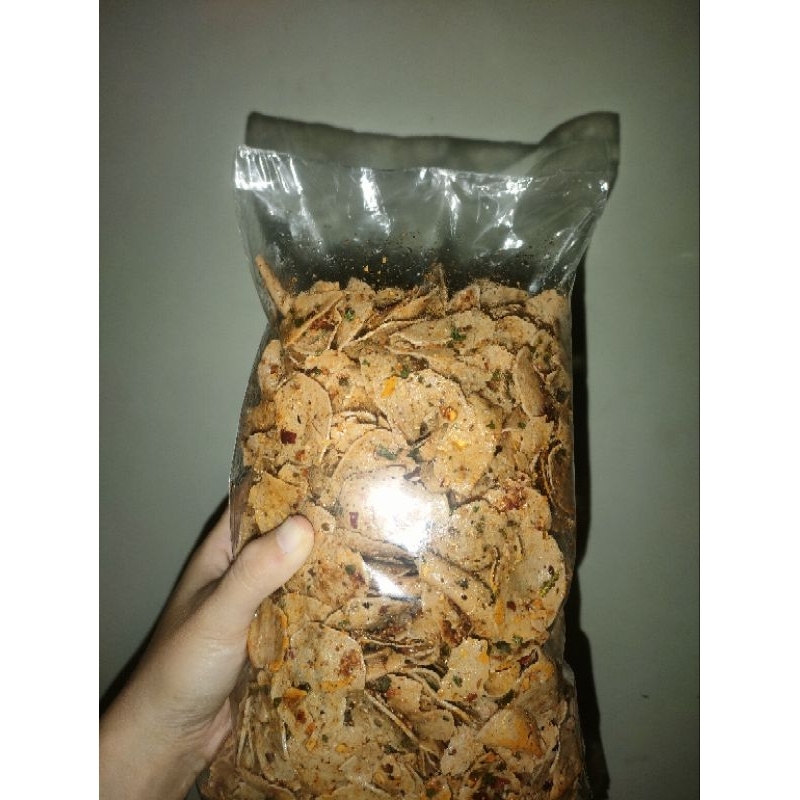 

Basreng pedas daun jeruk 500gr