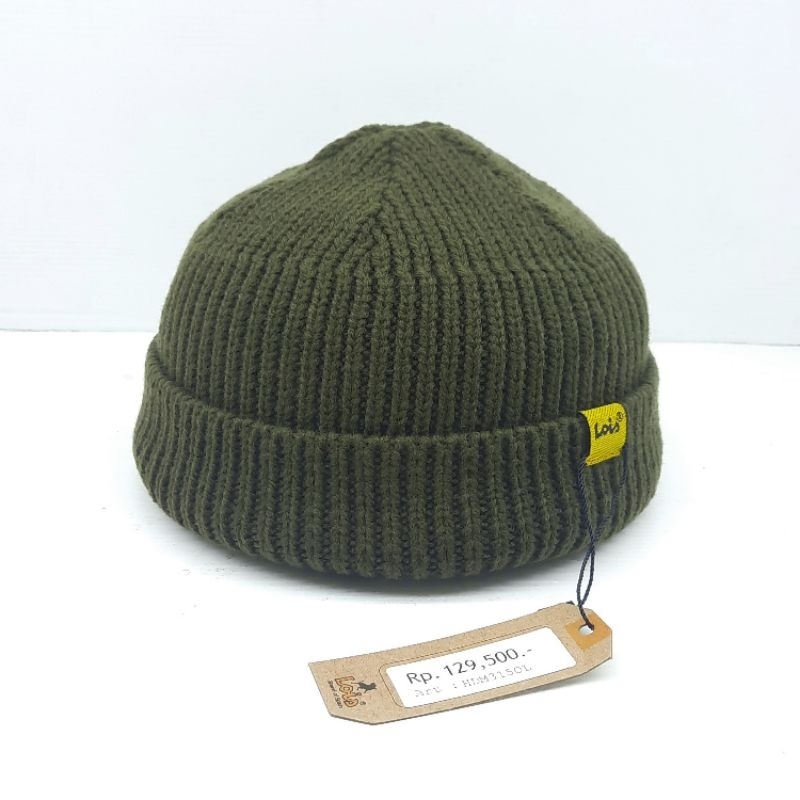 LOIS Topi Kupluk Topi Beanie Topi Pria Topi Original HDM315OL