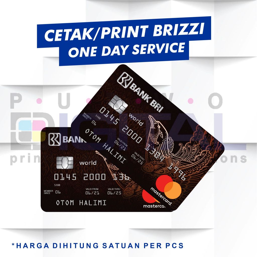 CETAK BRIZZI | BRIZZI CUSTOM | KARTU E TOLL