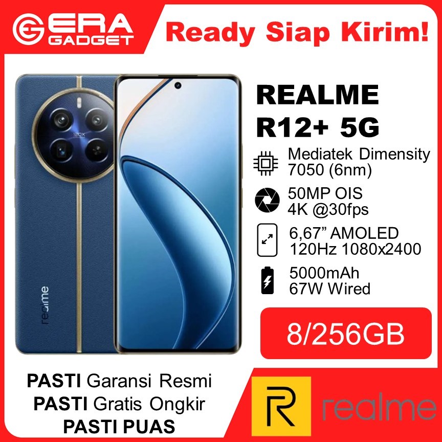 Hp Realme 12+ 5G 8GB 256GB Garansi Resmi 1 Tahun