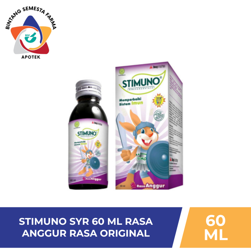 STIMUNO SYR 60 ML RASA ANGGUR RASA ORIGINAL