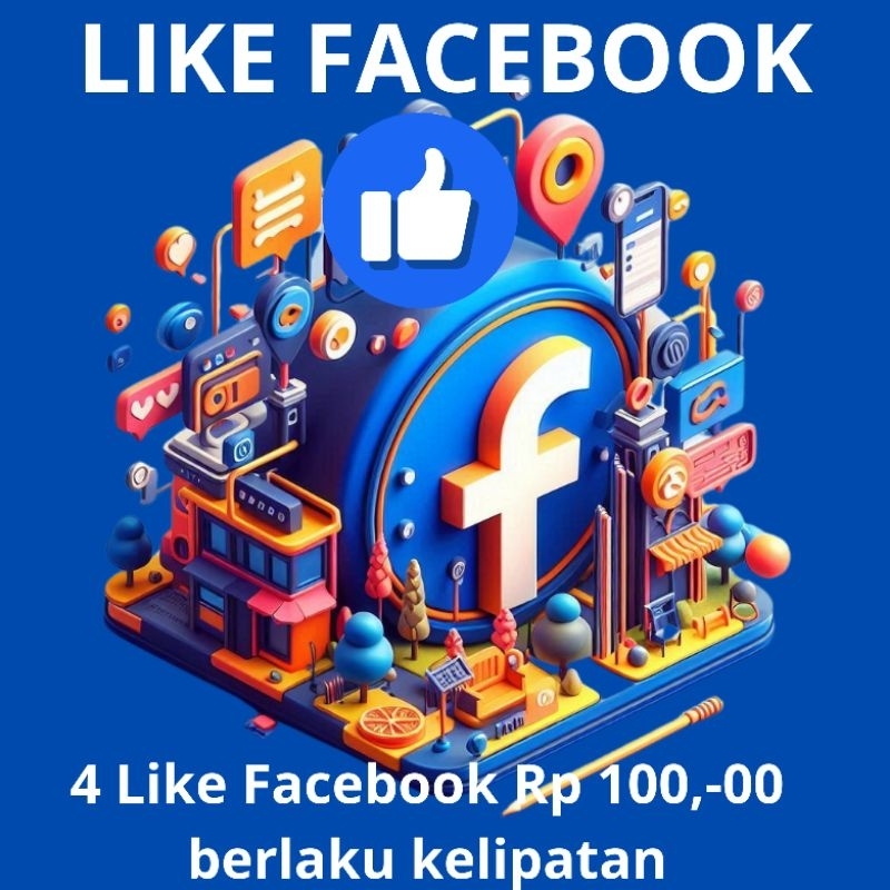 Like Facebook PERMANEN ✅