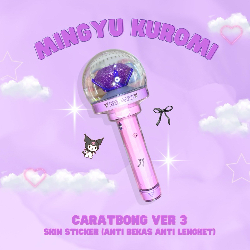 

Skin Sticker Decal Seventeen Caratbong Versi 3 MINGYU KUROMI | Sticker saja bukan Lightstick by Aesthetichu