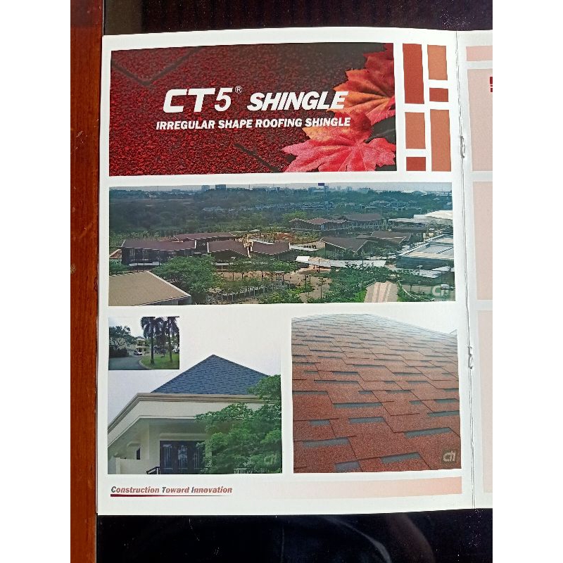 Atap Genteng Aspal Bitumen CTI CT 5