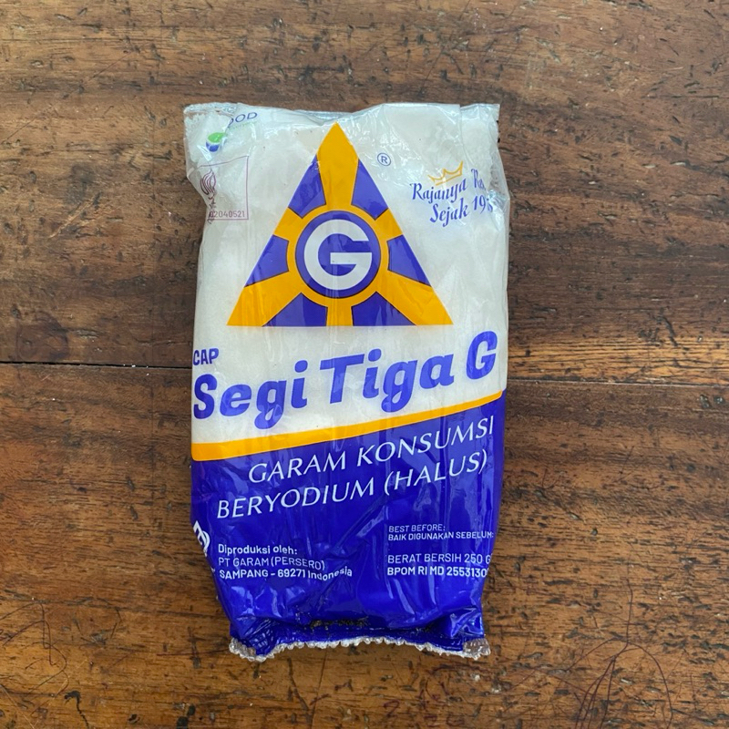 

GARAM KONSUMSI BERYODIUM (HALUS) CAP SEGITIGA G 250g
