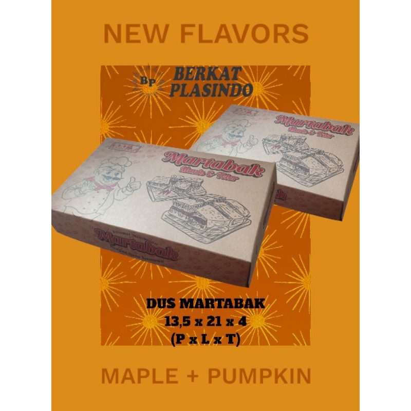 

DUS MARTABAK WARNA COKLAT ISI 100 PCS UK. 13,5 x 21 x 4