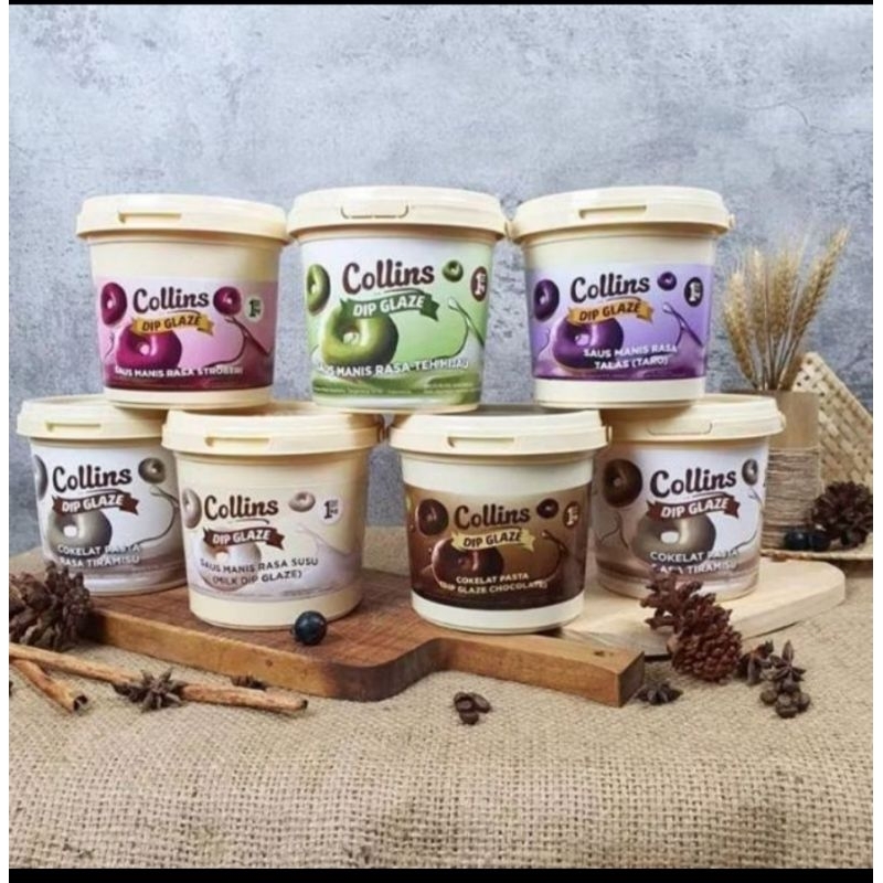 

Collin dip glaze Coklat Pasta aneka rasa