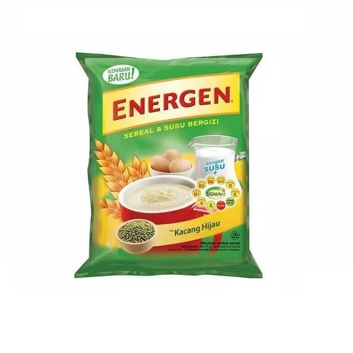 

Energen Sereal & Susu Kacang Hijau 10 s30 g