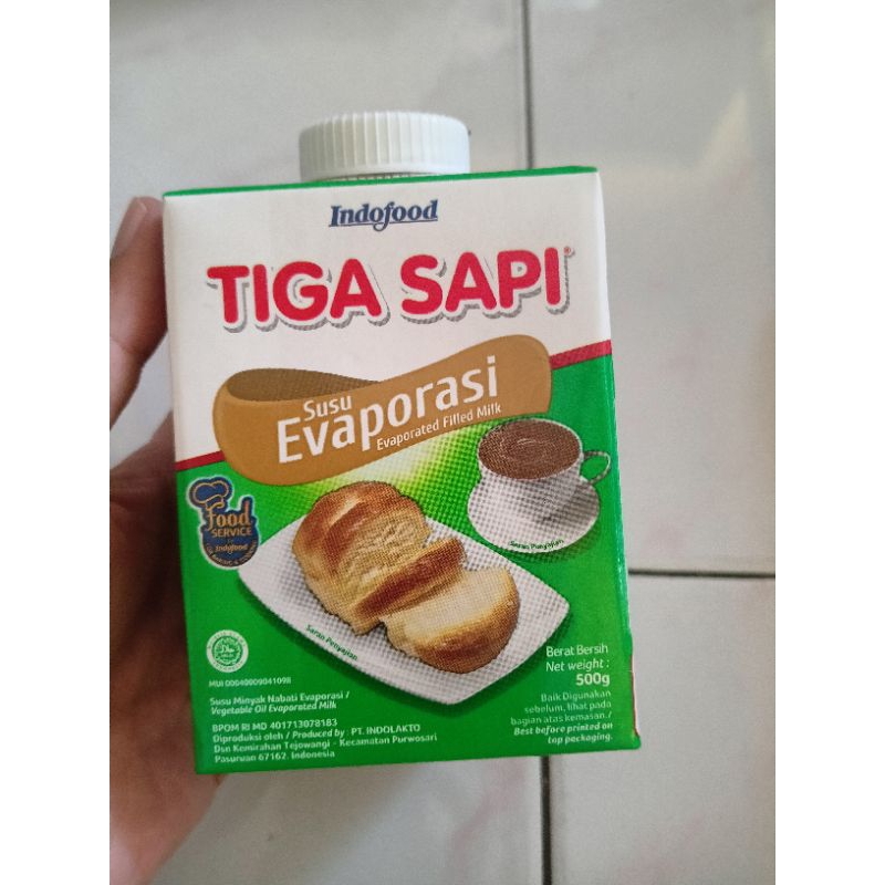 

Indofood Tiga Sapi Susu Evaporasi Filled Milk