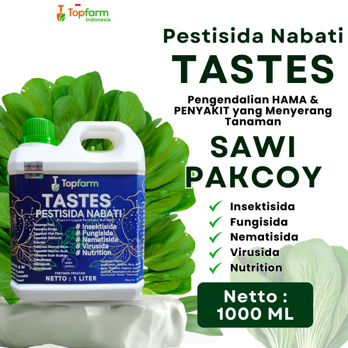 Pestisida Tastes Topfarm / Obat Tanaman Pakcoy / Obat Hama Sayuran Pakcoy / Obat Pakcoy / Obat Hama 