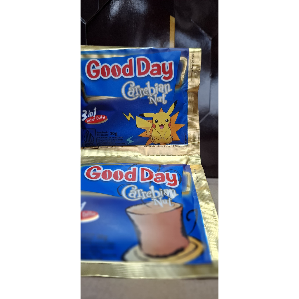 

Good Day Carebrian Nut 20g/ GOODAY/ GOODDAY 1 RENCENG ISI 10 SACHET