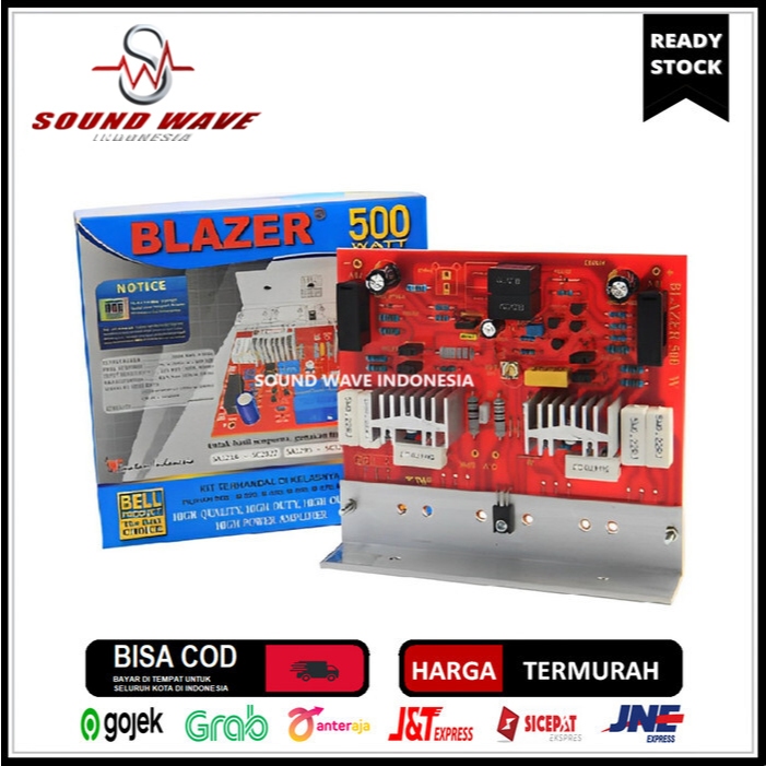 KIT BLAZER 500W - TR SANKEN MONO POWER AMPLIFIER BELL BGR