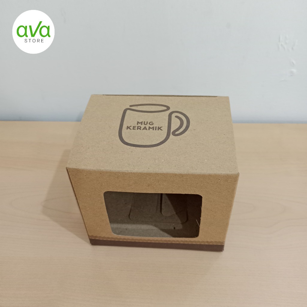 KOTAK MUG COKLAT / DUS SOUVENIR