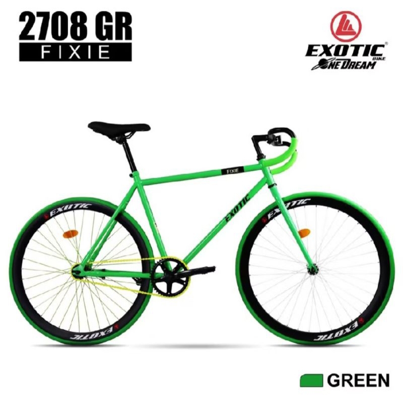 Sepeda Fixie Roadbike 700cc 2708GR Exotic
