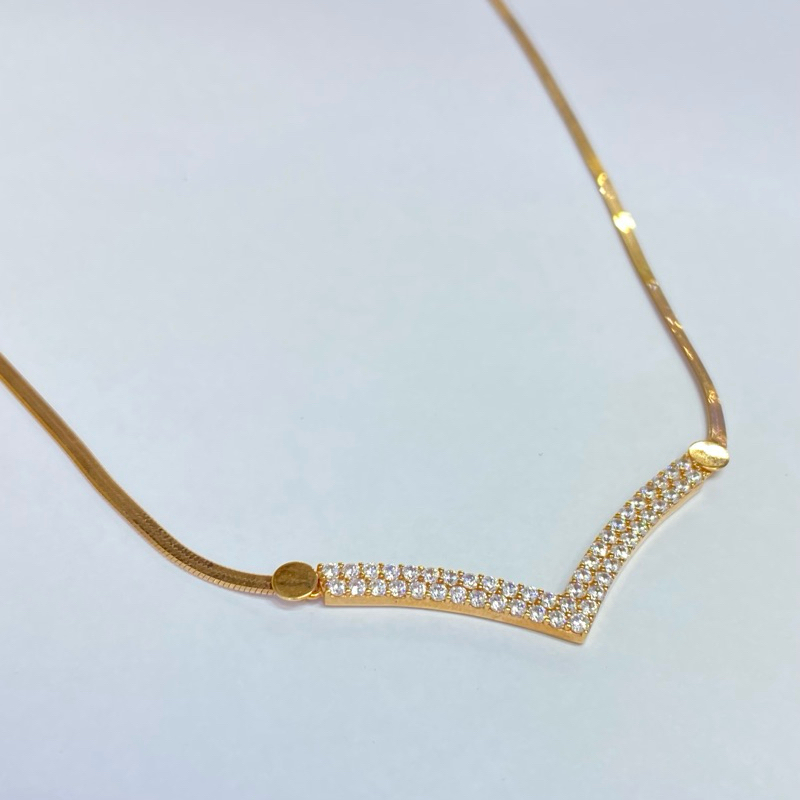 kalung emas fashion italy 17k