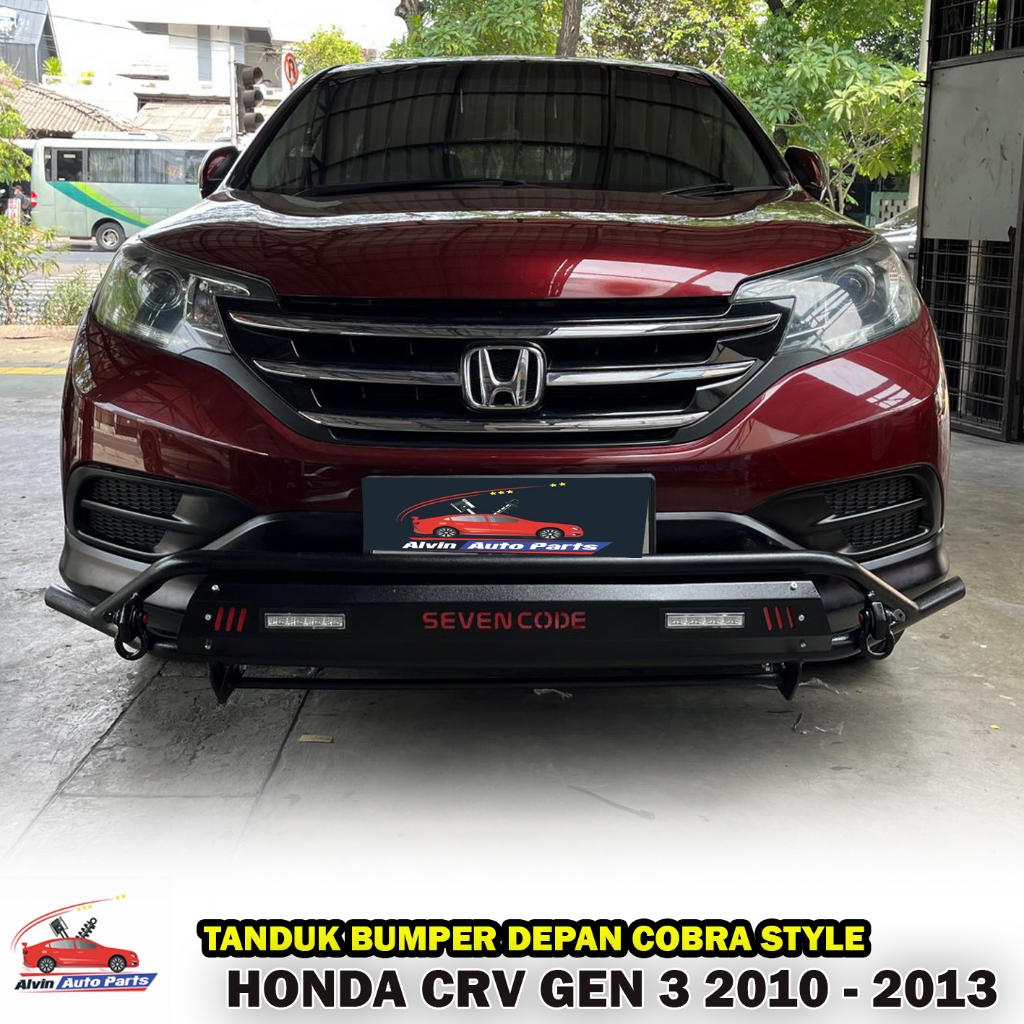 TANDUK DEPAN CRV GEN 3 2010 - 2013 / PENGAMAN BUMPER DEPAN HONDA CRV GEN 3