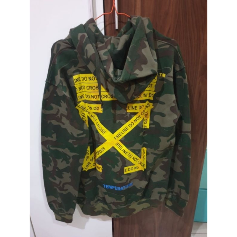 Hoodie off white army second