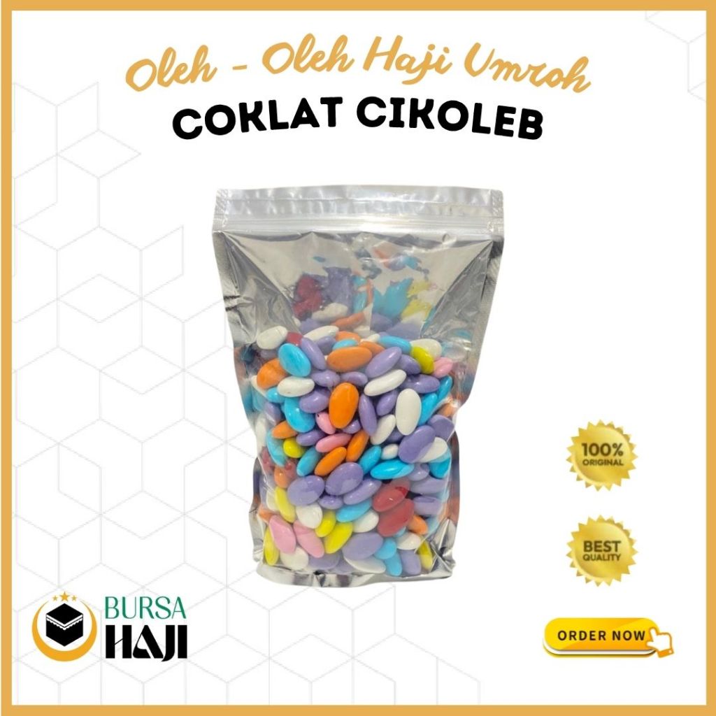 

Coklat Cikoleb / Coklat Warna Warni Turki/Coklat Oleh Oleh Haji dan Umroh