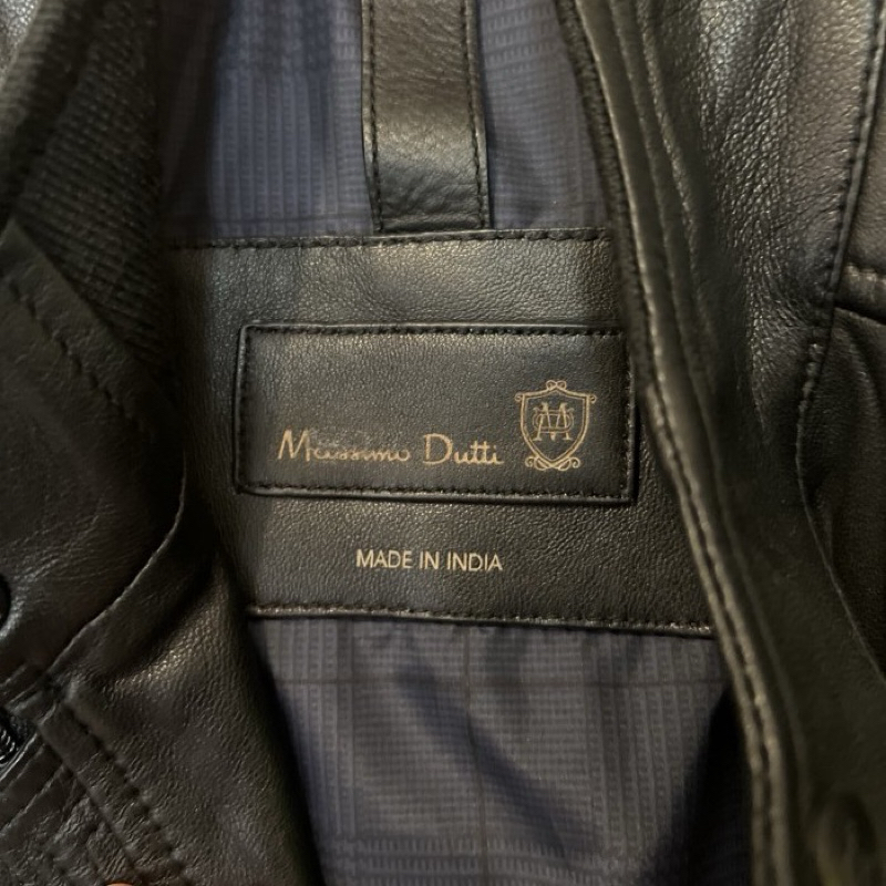 Jaket Kulit Massimo Dutti Original Preloved Second