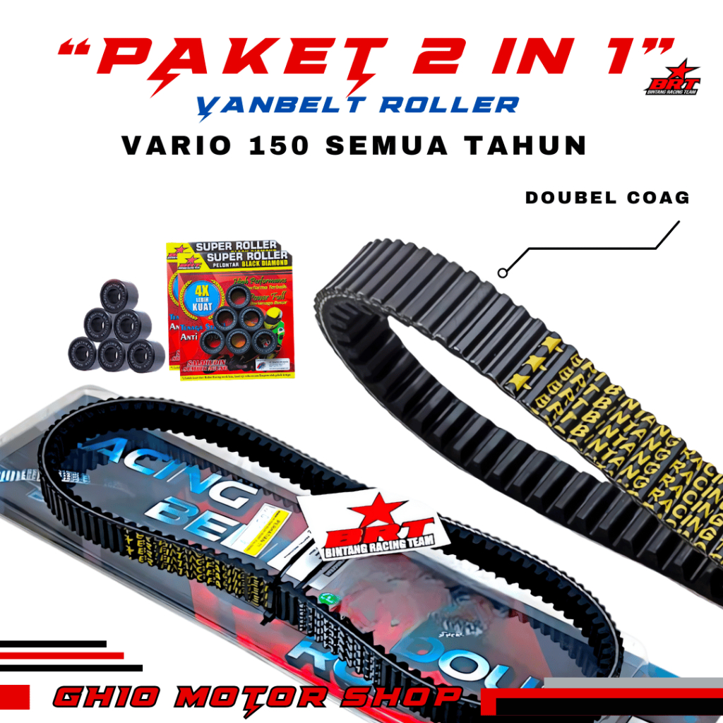 Paket V Belt & Roller BRT Vario 125 150 Vanbelt Dan Roller BRT Vario 125 150 venbelt Vario 125 150 R