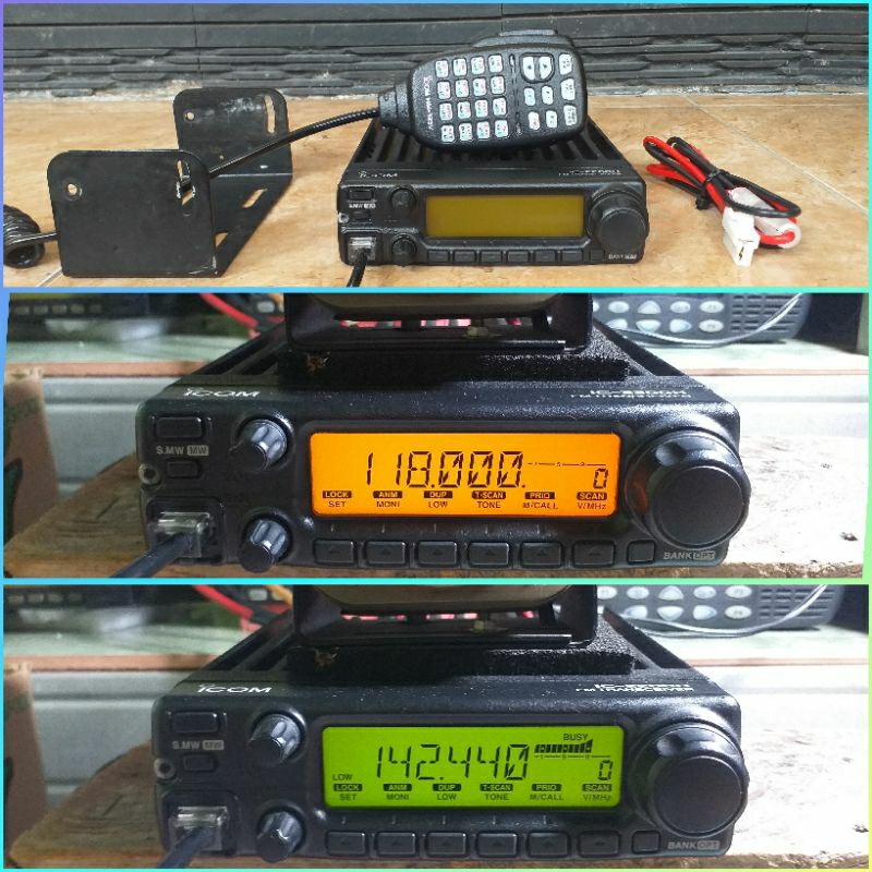 RIG ICOM IC2200H BLACK VHF AIRBAND MULUS ORIGINAL JAPAN