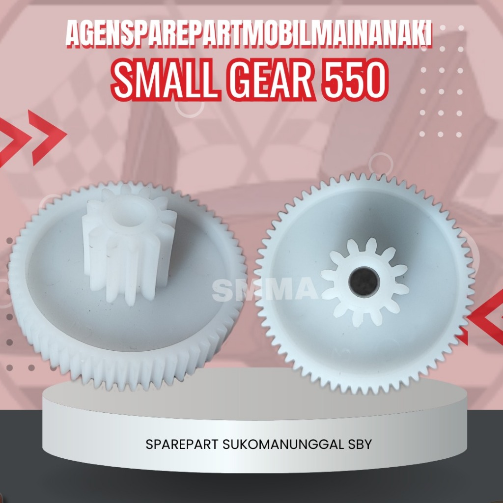 SMMA || GEAR DALAM KECIL GEARBOX 550 SMALL GEAR DALAM GEARBOX WSJ RS550 MOBIL MOTOR MAINAN AKI ANAK