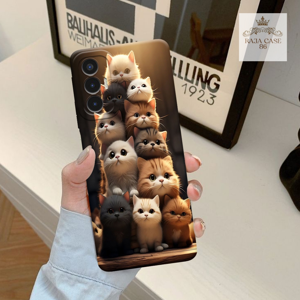 Softcase Tecno Pova 3 - rajacase - Casing Tecno Pova 3 - Motif case CATS - Tecno - Softcase Tecno Po