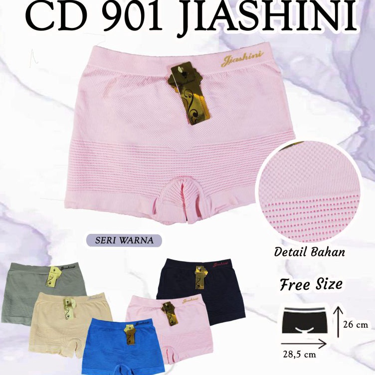 KODE S77O MURAH 3 PCS CELANA DALAM WANITA SEGI EMPAT RAJUT JIASHINI  CELANA BOXER WANITA JUMBO RAJUT