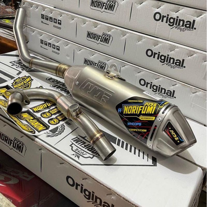 KNALPOT NORIFUMI WHOOPS KLX ORIGINAL