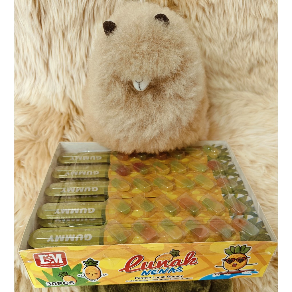 

DSM Permen Lunak Gummy Bentuk Nanas 30Pcs