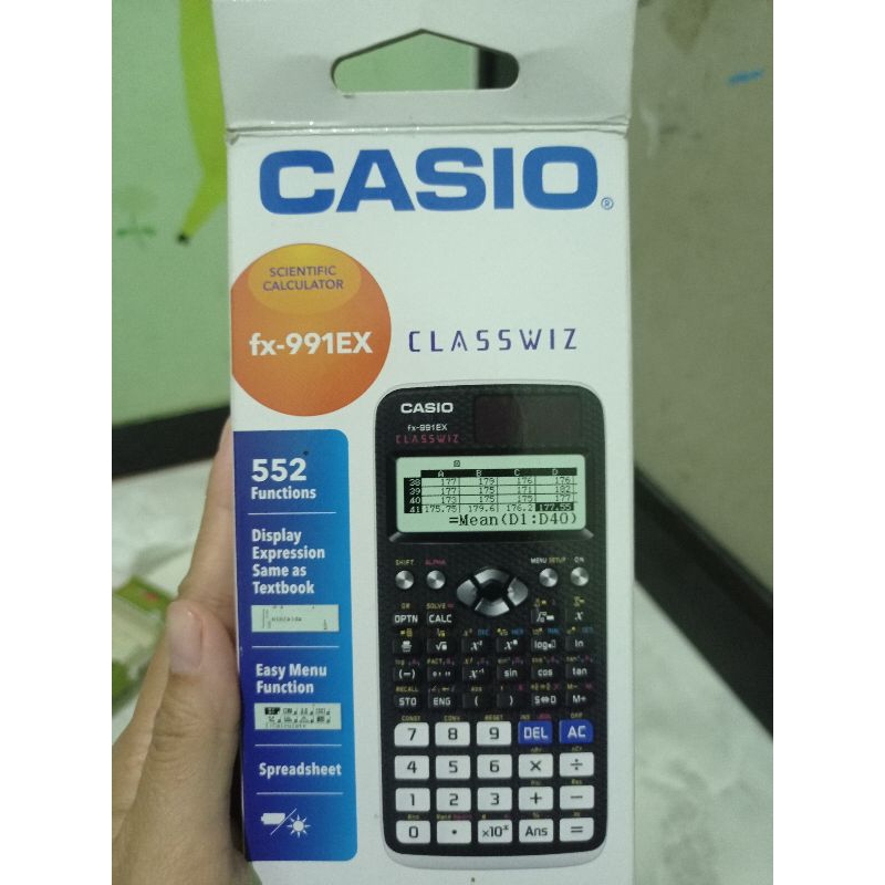 

Casio FX 991 EX - Scientific Kalkulator FX-991EX Calculator Kuliah Ilmiah Sekolah
