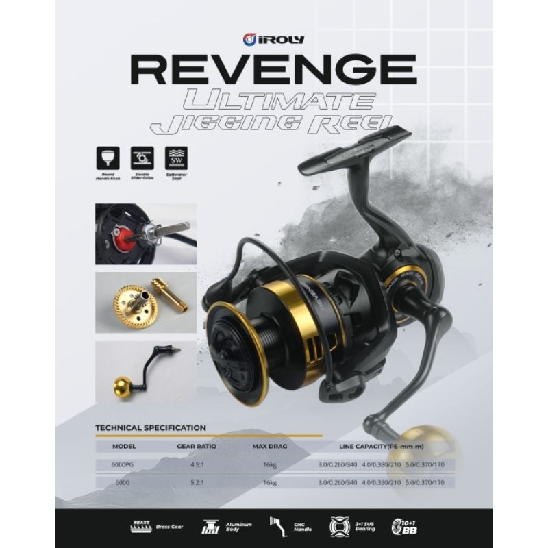 REEL IROLY REVENGE 6000