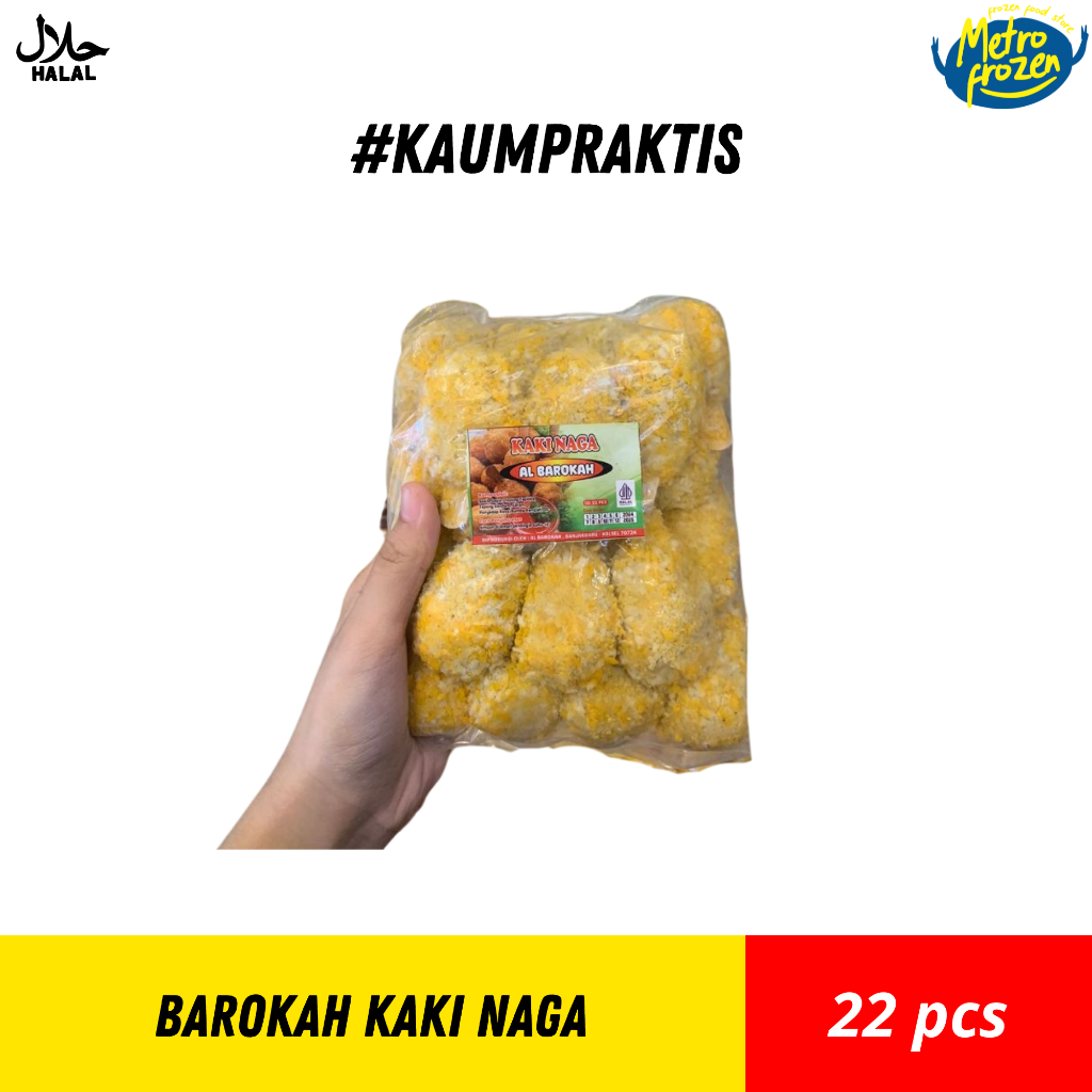 

BAROKAH Kaki Naga 22pcs //cemilan enak //kaki naga cemilan instan Banjarmasin