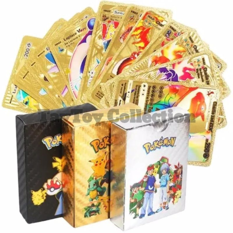 KARTU POKEMON GOLD / KARTU POKEMON SILVER / KARTU POKEMON BLACK / KARTU POKEMON RAINBOW / KARTU POKE