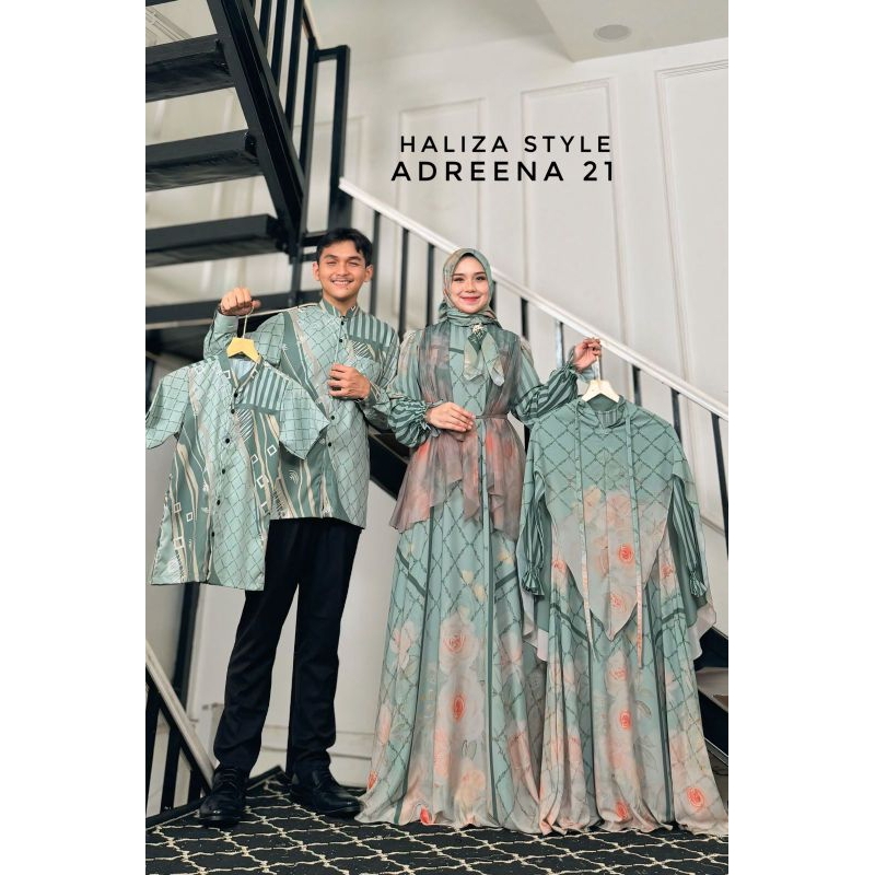 Family Set Ramadhan by Haliza Syar'i Haliza Style | Gamis Set Gamis | Set Gamis Adreena Series Famil