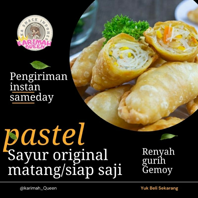 

pastel sayur gemoy matang isi 5 pcs siap santap