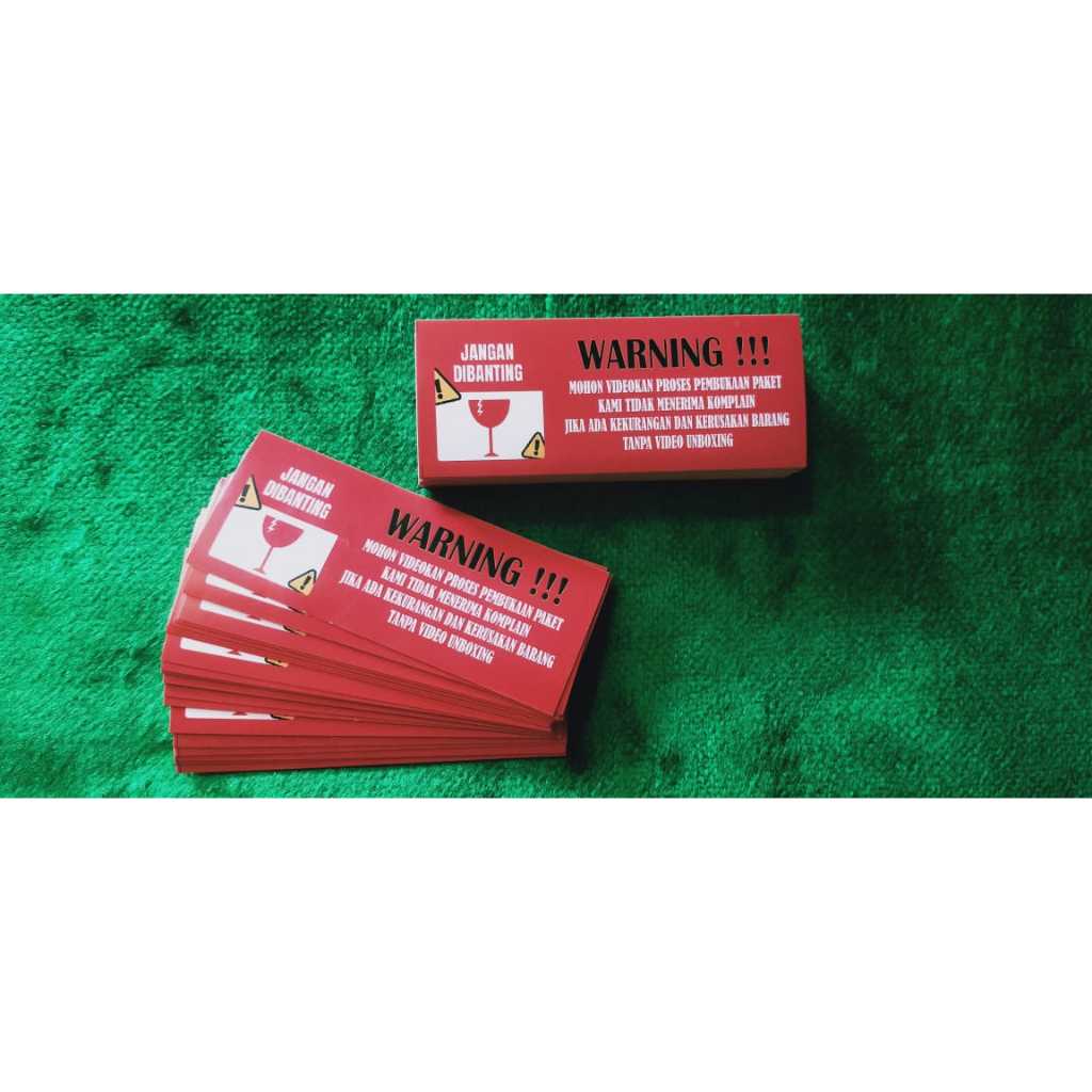 STIKER VIDEO UNBOXING